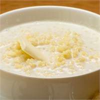 Каша пшенная с яблоком на молоке 2455
